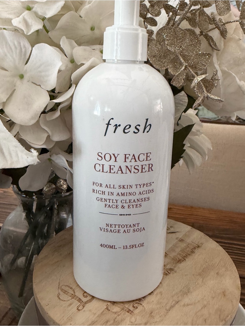 Fresh Soy Face Cleanser 13.5 fl.oz. NEW FOR ALL SKIN TYPES rich in amino acids - Picture 5 of 8